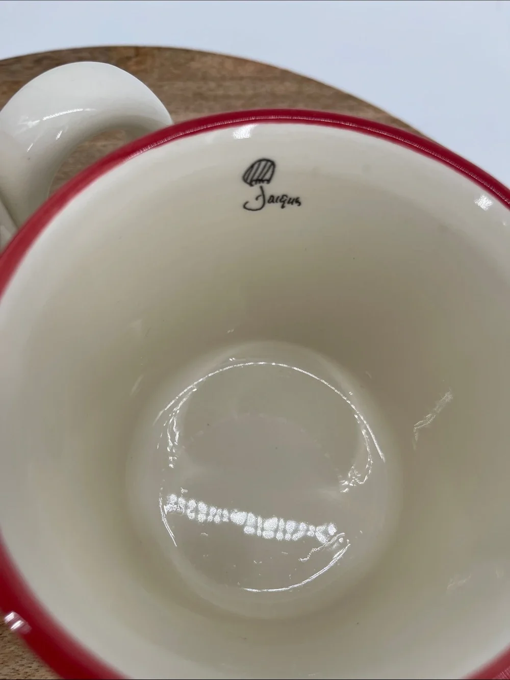 Sur La Table Jacques Pepin Rooster Collection Discontinued Earthenware Mugs-Two